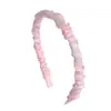 Diadema Popular de Satén Plisado de Color Sólido Base de Placa Celebridad de Internet Dulce Temperamento Versátil Accesorios para el Cabello para Mujeres
