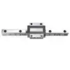 Deslizador de guia linear de três fileiras HGW TRHAC15/20/25/30/45 flange linear intercambiável prata HGW