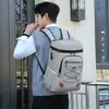 Bolsa de Viagem Casual Simples, Mochila Fashion, Mochila Multifuncional de Grande Capacidade para Viagem ao Ar Livre e Acampamento, Bolsa Térmica