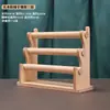 Suporte de Exibição de Pulseira de Madeira Maciça Multicamadas Suporte de Exibição de Pulseira com Contas Rack de Armazenamento de Joias para Pulseira Quiosque de Exibição de Joias para Relógio Suporte de Exibição