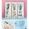 Suministrado Directamente por el Fabricante, Set de Reglas de Dibujos Animados para Estudiantes, Papelería Linda para Niños, Set de Reglas Multifuncional, Escuadra, Transportador, Regla