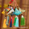 Bolsas de incienso Zongzi para el Festival de Medio Otoño, Bolsitas de artemisa repelentes de mosquitos, Adornos colgantes, Bolsas de paz y bendición, Borlas de estilo étnico, Venta al por mayor de fabricantes