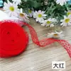 Cinta de copo de nieve de 1.5 cm estilo coreano encaje de lunares lazo DIY caja de regalo empaque de flores suministro a largo plazo