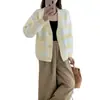 Nueva colección de otoño: Top de mujer con bloques de color estilo francés, inspirado en Chanel, con un elegante diseño de punto a rayas y un suave cárdigan de pelo sintético