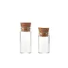 Garrafa de vidro borossilicato com rolha de madeira reta para mensagens, 2ml 3ml, diâmetro 16mm, garrafa dos desejos, Guangzhou Hongbo