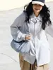 2026 Verano Nuevo Estilo Coreano Bolso Cruzado de Hombro de Gran Capacidad con Cuadros Negros y Grises y Encaje Bolso de Lona Simple de Moda para Mujer
