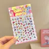 Lindas Pegatinas para Uñas Sanrio para Niños, Pegatinas de Uñas Desgastables, Parches para Uñas de Kuromi, Juguetes de Dibujos Animados para Niños