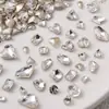 Cristales para Uñas con Base Puntiaguda Rhinestones Cristales de Vidra Transparente Blanco Corazón Rosa Cuadrado Irregular Hacha para Uñas Accesorios de Rhinestone