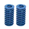 Mola de Compressão Espiral Retangular 65Mn Azul Forte Mola de Pressão Mola de Fio Plano Hardware Personalizado Azul
