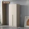 Guarda-roupa para Uso Doméstico no Quarto, Estilo Luxo Leve, Novo Modelo de Armário de Armazenamento, Montagem Fácil, Armário de Armazenamento Moderno Multifuncional para Apartamentos de Aluguel
