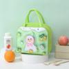 Bolsa de almuerzo linda para niños con dibujos animados que mantiene la frescura, con arroz, portátil, con impresión tridimensional 3D y aislamiento, nueva lonchera.