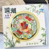 Ímã de Geladeira Rotativo de Três Camadas de Metal Atrações Turísticas da Cidade Presentes Culturais e Criativos Xiamen Chongqing Lembranças Tridimensionais Criativas