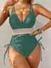 Traje de baño de una pieza estilo europeo y americano 2026, Bikini sexy ajustado para mujer, Comercio exterior transfronterizo, Al por mayor en stock