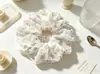 Elásticos para el pelo coloridos, elegantes y artísticos, scrunchies de malla floral de alta elasticidad, accesorios en stock para venta al por mayor