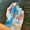 Miniatura Cartoon com Óleo e Areia Líquida Chaveiro Panda Chaveiro de Carro Requintado Pingente de Bolsa Pequeno Presente Venda por Atacado