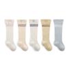 # Calcetines para Bebé Recién Nacido, Estilo Malla Fina de Verano, Puño Suelto, Sin Costuras, No Aprietan, Anti-Mosquitos, Calcetines Largos de Algodón