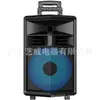 Zqs12130 Fábrica 12 pulgadas Bolso de Viaje para Exteriores con Ruedas Bolso de Mano Altavoz Bluetooth de Alta Potencia para Karaoke Inalámbrico