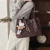 Bolso tote grande de gamuza para mujer, nuevo bolso de hombro de alta gama de moda 2026 para ir al trabajo y la vida diaria