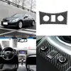 Aplicable a 2010-2013 Infiniti G37 calcomanía decorativa para panel de control central interior de fibra de carbono modificación interior de coche