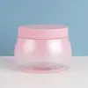 Frasco de Crema Rosa Escarchado de Gran Capacidad 300 ml Mascarilla Facial de Mascarilla de Barro Corporal Loción Corporal Frasco Dispensador Universal de Boca Ancha
