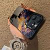 Pintura al Óleo Artística Adecuada para Apple 17Pro Funda para Teléfono Iphone16Promax Europeo y Americano 15 Moda 14 Creativa 13