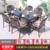 Mesas y Sillas de Exterior de Aluminio Fundido para Hogar, Patio, Balcón, Hierro Forjado, Terraza, Jardín, Juego de Sillas de Ocio, Todo de Aluminio