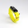 Pulsera de Control de Acceso con Cerradura Inteligente, Pulsera Inteligente IC con Pantalla LED, Pantalla de Hora, Pulsera Impermeable, Pulsera con Sensor Táctil de Dibujos Animados, Reloj