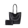 Bolsa de Mano Tejida a Mano de Nuevo Estilo Primavera-Verano Transfronteriza, Bolso Tote con Dos Correas de Muñeca, Gran Capacidad, Bolso de Hombro Simple y de Moda para el Trabajo