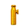Botella de Rapé de Metal de Aluminio Más Vendida Transfronteriza, Tamaño Pequeño, Desmontable y Lavable, Tipo Rosca de Cabeza Plana Accesorio para Fumar