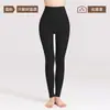 Pantalones de algodón puro para mujer para otoño, estilo nuevo y ligero para otoño e invierno, leggings de punto 100% algodón, cintura media-alta, talla grande, corte ajustado, pantalones térmicos de capa base