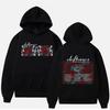 Sudadera Negra Deftones Gira Norteamericana 2025 Sudadera con Estampado de Patrón del Álbum Blind Sound Europeo y Americano