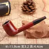 Gran colección de pipas de resina, varios estilos, veta de madera imitación, pipas curvas y rectas, pipas desmontables de doble uso, disponibles para venta al por mayor y dropshipping