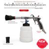 Pistola de limpeza interior de carro de alta pressão com escova pistola de limpeza de assento de teto pistola de lavagem de carro seco soprando poeira soprando pistola de sopro de ar
