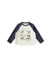 Ropa para Niños Bangxuan Primavera y Otoño Ropa Interior para Bebés Manga Raglán Top Elegante para Niñas Cuello Redondo Ropa Camiseta de Dibujos Animados para Niños