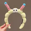 Linda diadema de pingüino de peluche y pez para mujer, nuevo estilo 2026, diadema para lavarse la cara, diadema especial para aplicar mascarillas faciales, pulsera