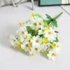 Flor Artificial Orquídea Saltitante Crisântemo Margarida 28 Flores Adereços de Fotografia Layout Paisagismo Flor Artificial Fabricante Atacado Personalização