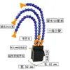 Máquina de Chispas con Interruptor, Base Magnética, Tubo de Pulverización de Aceite, Tubo de Aceite para Máquinas Herramienta, Tubo de Pulverización de Agua, Enfriador de Cabeza Redonda, Base Magnética Fuerte, Tubo Simple/Doble
