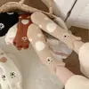 Nuevos Calcetines de Piso de Terciopelo Coral para Niñas Otoño e Invierno Calcetines Gruesos de Terciopelo Otoño e Invierno Calcetines de Dormir Estéreo de Dibujos Animados Calcetines de Piso