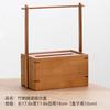 Caja de pañuelos de bambú para sala de estar, estilo chino, sencilla y elegante.