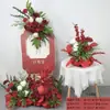 Flores Artificiales para Bodas, Arreglos para Cumpleaños de un Año, Adornos Florales para Compromisos, Arreglos de Piso para Bodas, Flores Artificiales, Flores Decorativas de Bienvenida, Caminos de Flores