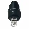 Interruptor de Linterna de 9.5 mm con Resorte, Botón Pulsador de Cola Auto-Bloqueante, Resistente a Altas Temperaturas