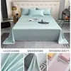 Sábana de cama Tencel 200s, pieza individual, funda de edredón de seda de alta gama, funda de almohada de seda helada, juego de tres o cuatro piezas, artículo de verano