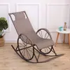 Mecedora, sillón reclinable, mecedora para adultos, silla para ancianos, silla para siesta en el balcón, silla de ratán, silla de ratán para exteriores, fábrica de sillas de ocio