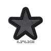 Patch autoadesivo para jaqueta de penas, adesivo de tecido bordado, remendo para buraco rasgado infantil, subsídio para reparo sem costura, patch decorativo preto para roupa