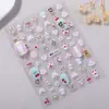 Lindas Pegatinas para Uñas de Conejo de Orejas Caídas Adhesivas Planas Suaves Conejo Lindo Pegatinas para Uñas DIY Joyería Estilo Delgado y Resistente