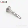 Tornillos Autorroscantes Autorroscantes de Cabeza Redonda con Arandela y Punta de Taladro Joysus 410 Acero Inoxidable Cola de Taladro Tornillos de Cola de Milano con Arandela M4.2m4.8