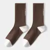 Calcetines de Ciclismo para Mujer de Alta Elasticidad, Transpirables y Amortiguadores, Calcetines Deportivos de Fitness Profesionales con Rizo, Calcetines de Media Caña Reflectantes para Ciclismo Nocturno para Hombre