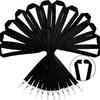 Set de tarjeta con cordón de color sólido, cordón de poliéster para tarjeta de trabajo personalizada, insignia de exhibición, etiqueta, cuerda para colgar, tarjeta de trabajo, venta al por mayor
