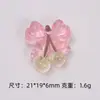 Gravata Borboleta Brilhante Cereja Comida Brinquedo Criativo Artesanal DIY Joias Acessórios Cola Creme Resina Peças Pequenas Materiais Atacado