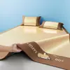 Esterilla Refrigerante de Seda de Hielo de Verano para Uso Doméstico, Nuevo Modelo 2026, Doble Uso para Invierno y Verano, Esterilla de Bambú Lavable a Máquina, Sábana de Verano, Esterilla de Paja